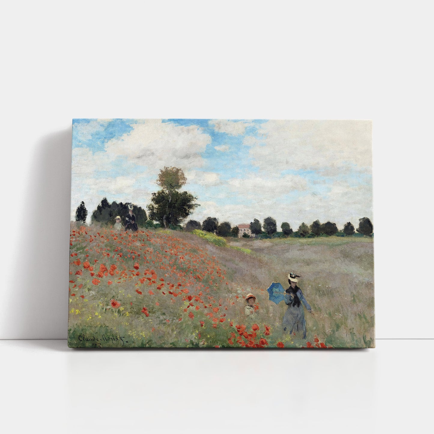 The Poppy Field near Argenteuil (1873) – Claude Monet - Printed Masterpieces