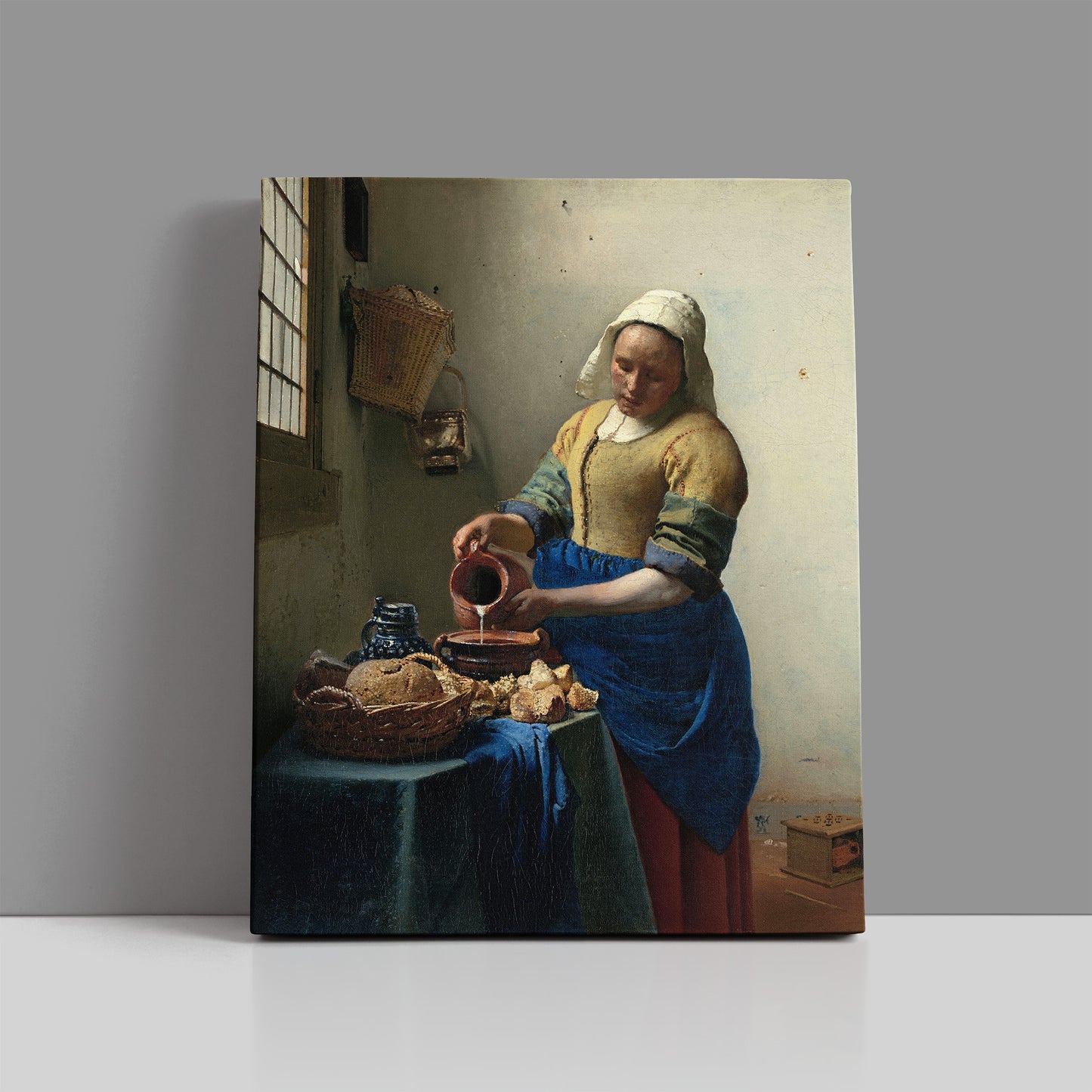 The Milkmaid (1660) – Johannes Vermeer - Printed Masterpieces