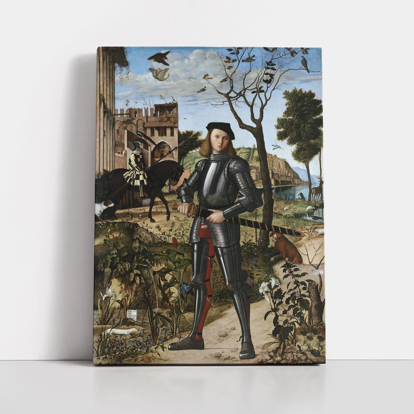 Young Knight in a Landscape (1510) – Vittore Carpaccio - Printed Masterpieces