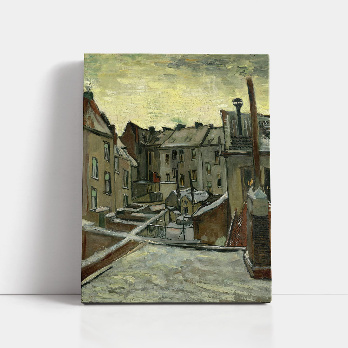 Houses Seen from the Back (1885) – Vincent van Gogh