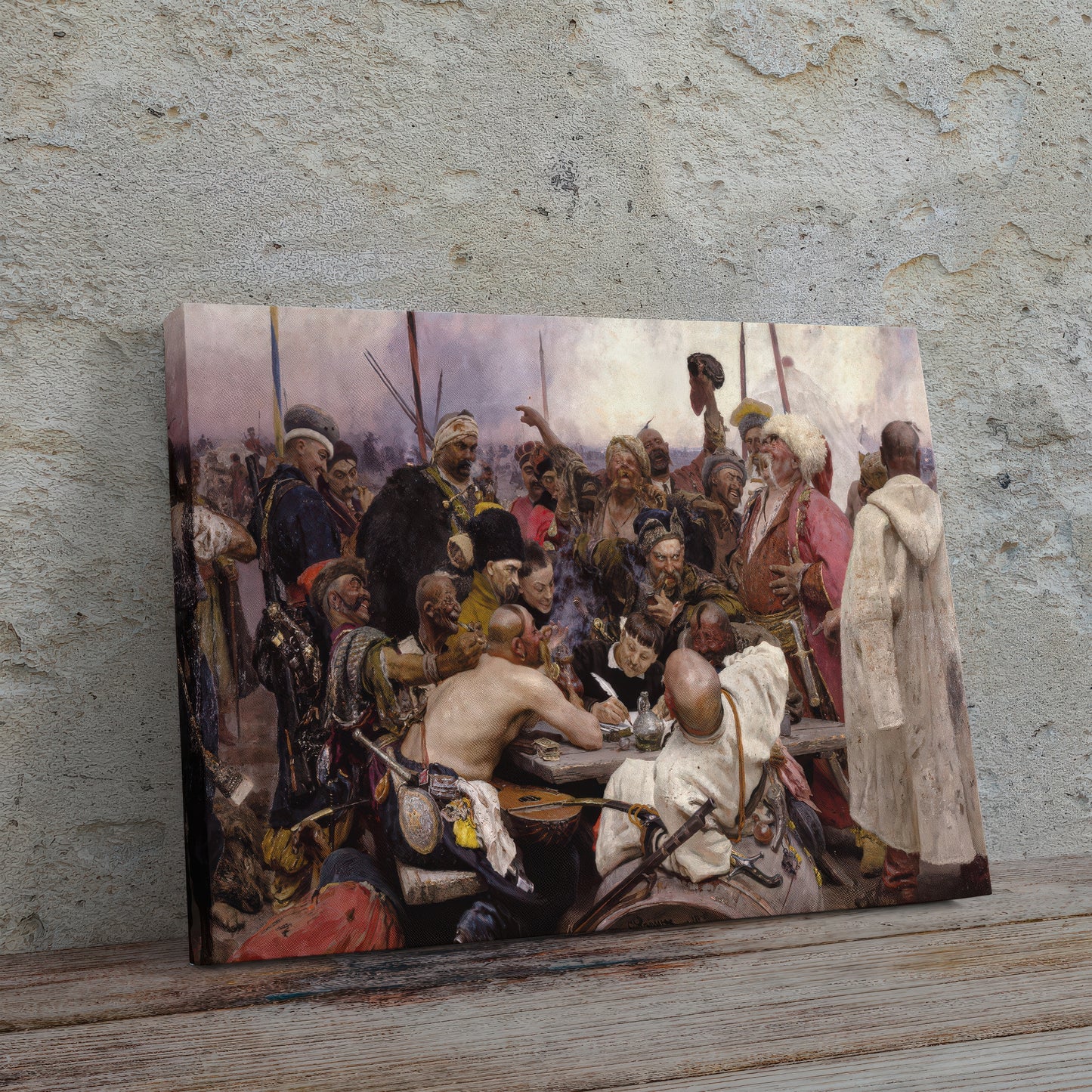 Reply of the Zaporozhian Cossacks (1880–1891) – Ilya Repin - Printed Masterpieces