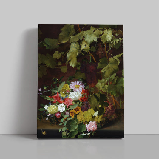 Summer bouquet on a window sill (1850) – Otto Diderich Ottesen - Printed Masterpieces