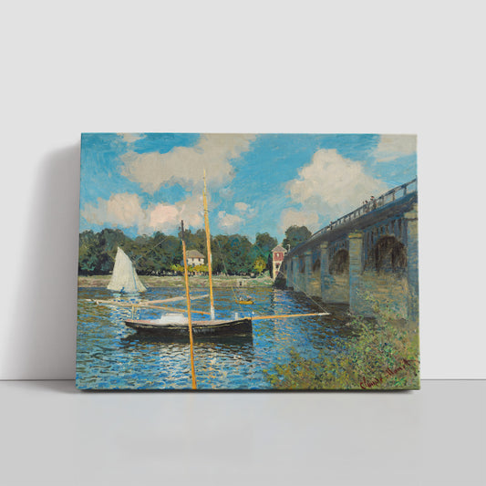 The Bridge at Argenteuil (1874) – Claude Monet - Printed Masterpieces