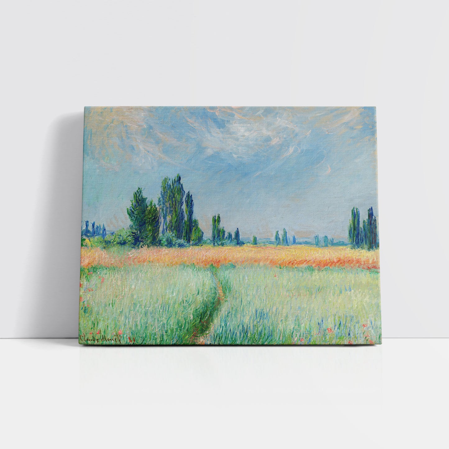 Wheatfield (1881) – Claude Monet - Printed Masterpieces