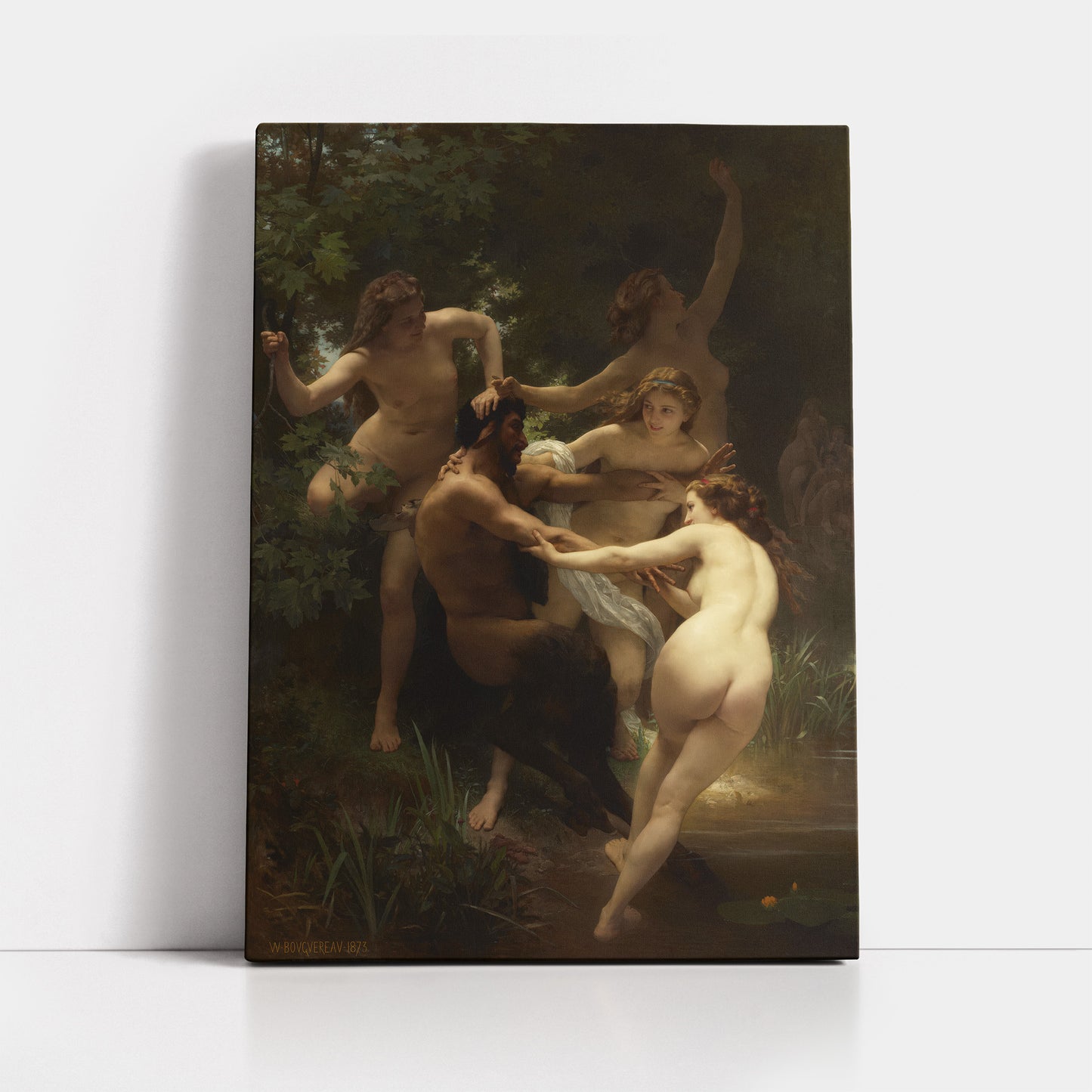 Nymphs and Satyr (1873) – William-Adolphe Bouguereau