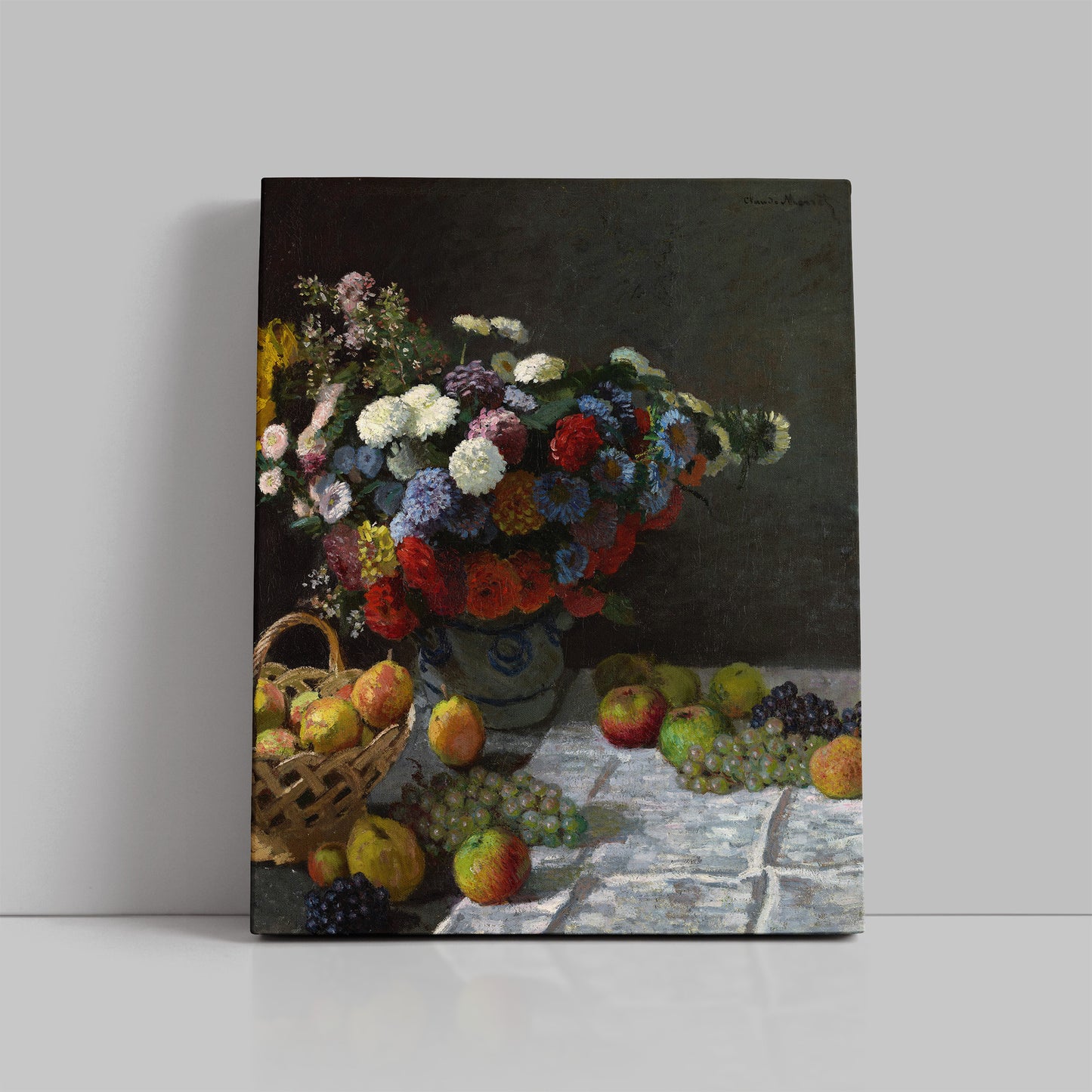 Still Life with Flowers and Fruit (1869) – Claude Monet - Printed Masterpieces