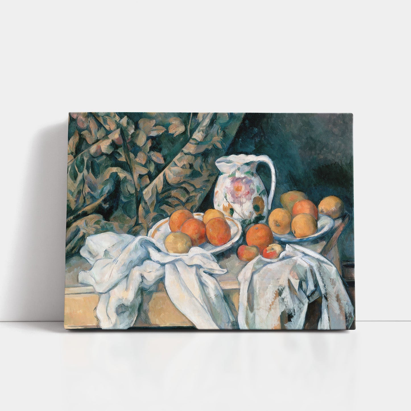 Still Life with a Curtain (1895) – Paul Cézanne