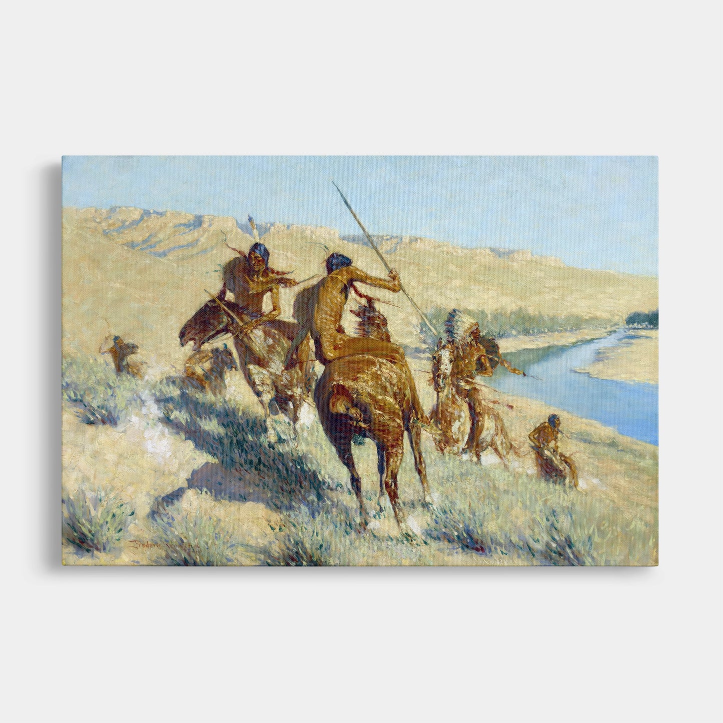 Episode of the Buffalo Gun (1909) – Frederic Remington