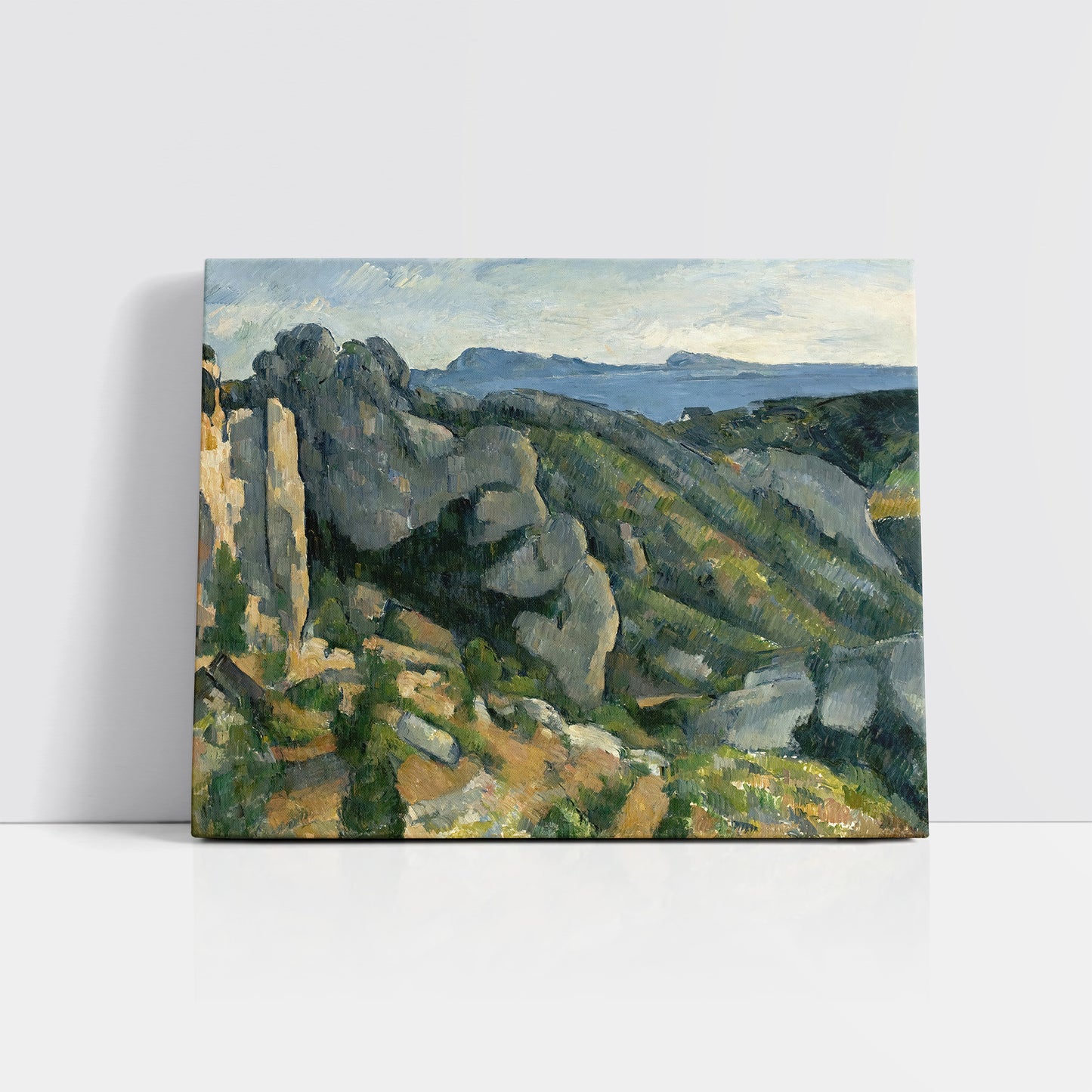 Cliffs in L'Estaque (1882–1885) – Paul Cézanne