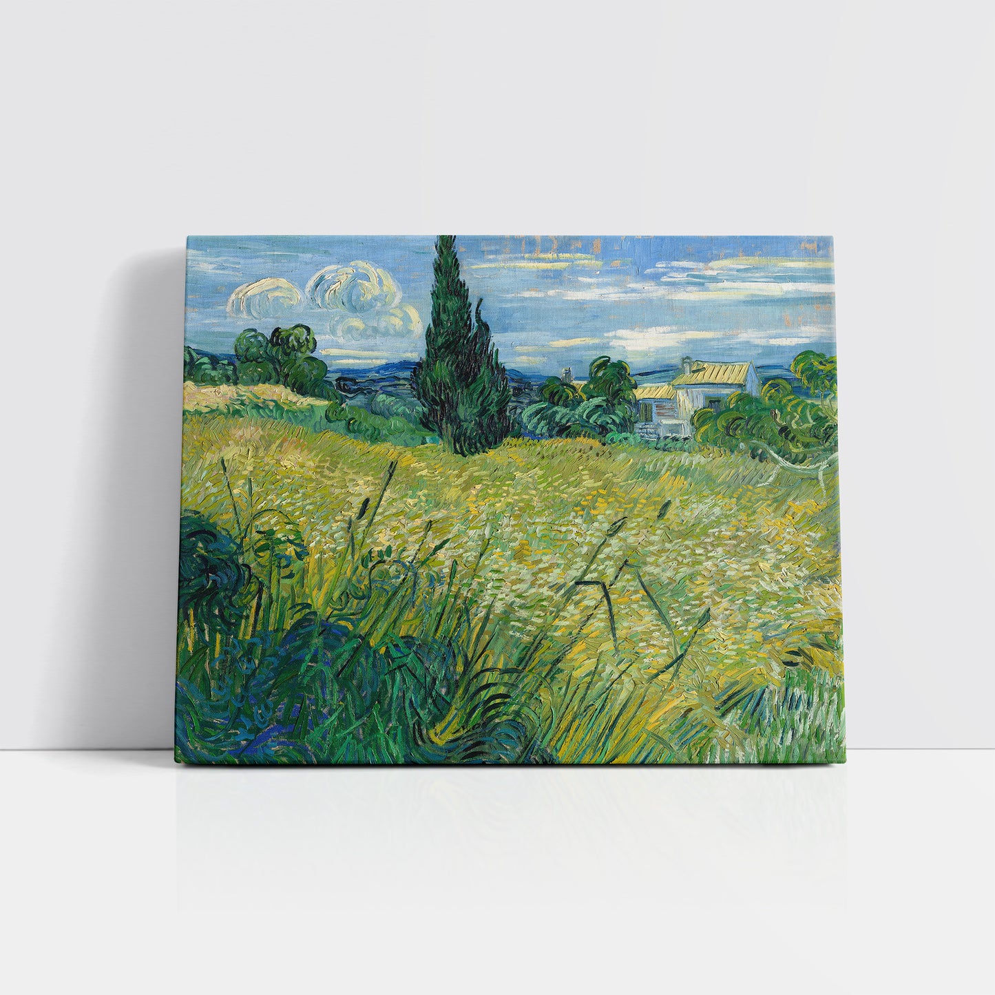 Green Field (1889) – Vincent van Gogh