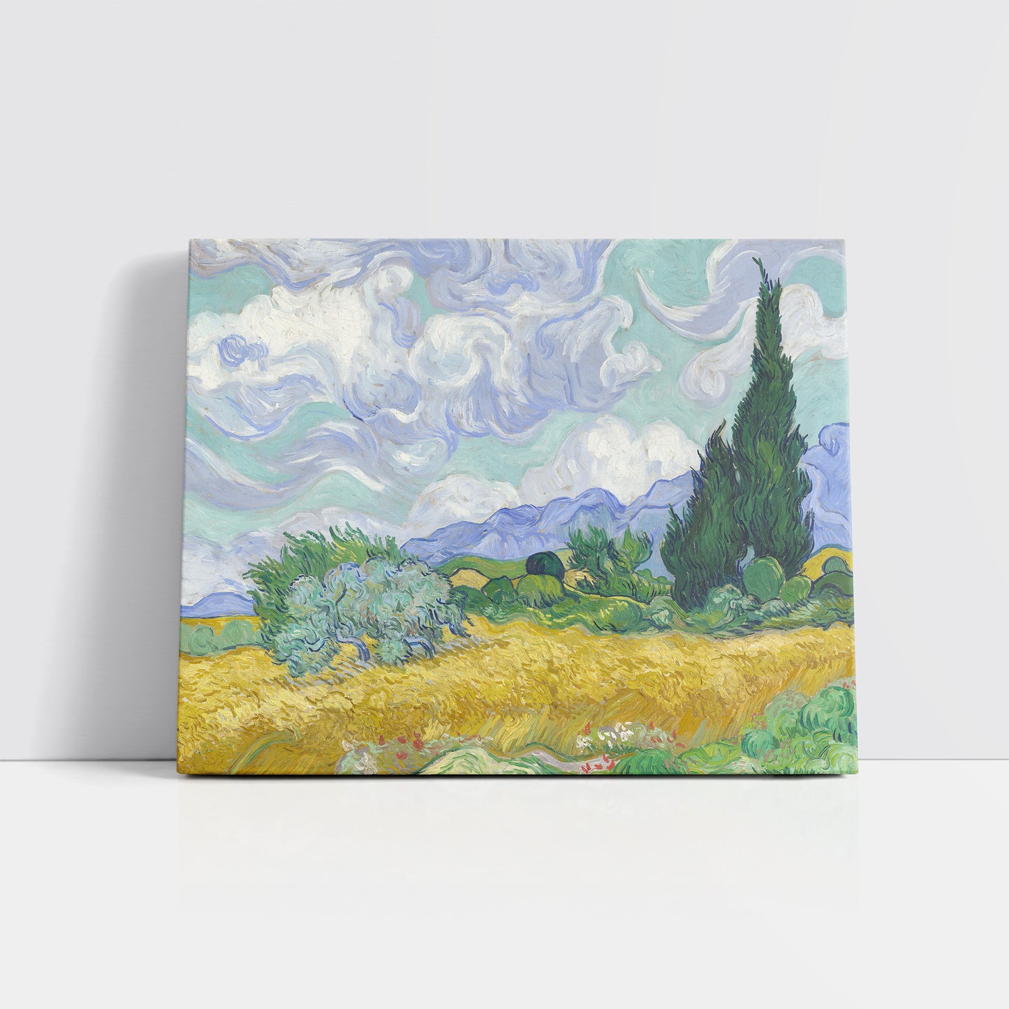 Wheatfield with Cypresses (1889) – Vincent van Gogh
