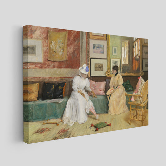 A Friendly Call (1895) – William Merritt Chase