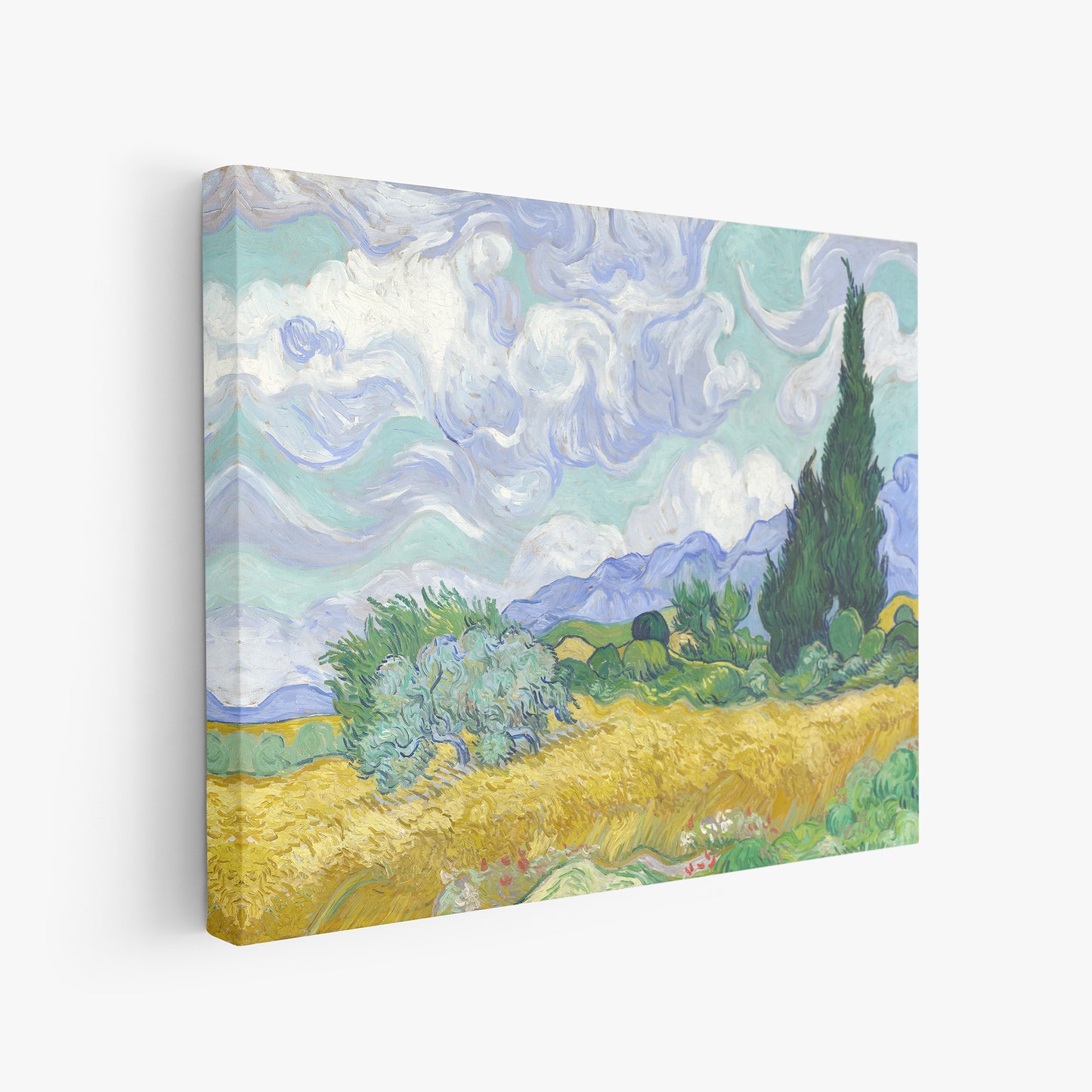 Wheatfield with Cypresses – Vincent van Gogh, Classic Art Reproduction