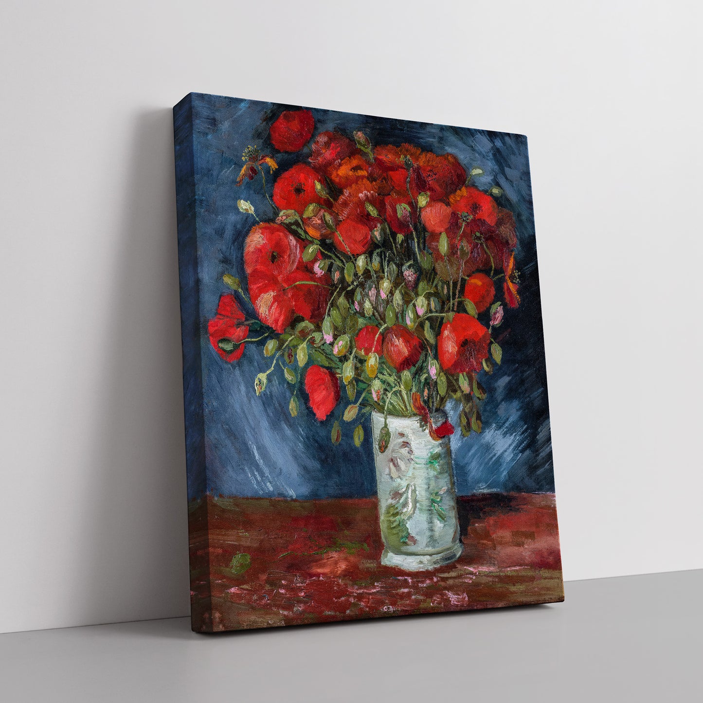 Vase with Poppies (1886) – Vincent van Gogh - Printed Masterpieces