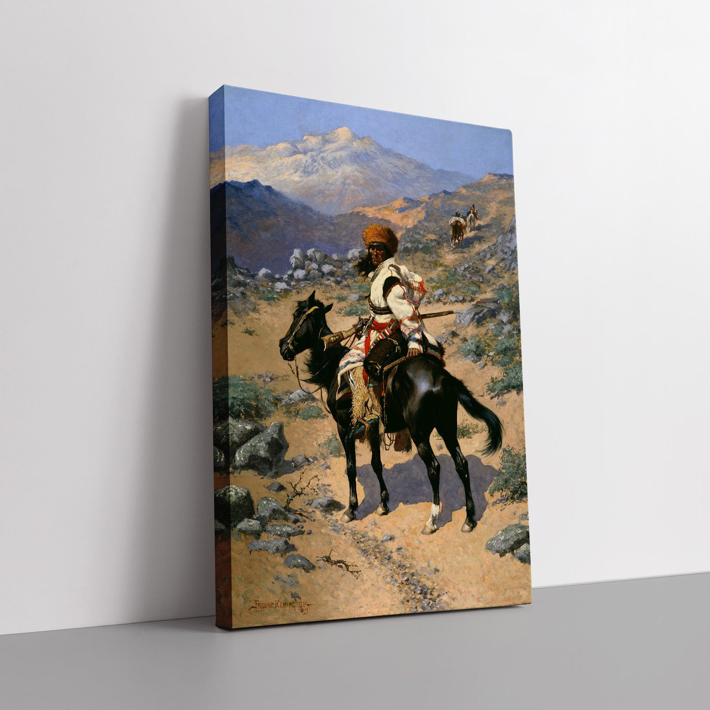 An Indian Trapper – Frederic Remington, Classic Art Reproduction