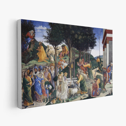 Youth of Moses (1481–1482) – Sandro Botticelli