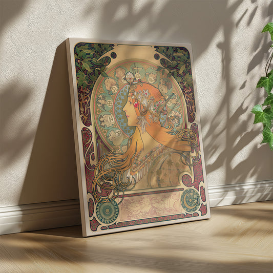 Zodiac (1869) – Alphonse Mucha