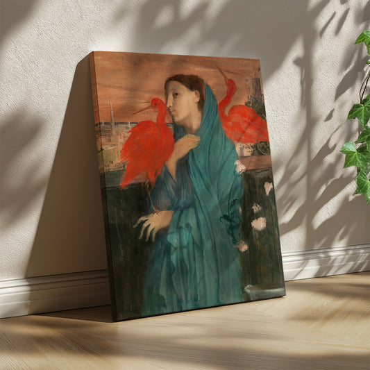 Young Woman with Ibis (1860 – 1862) – Edgar Degas