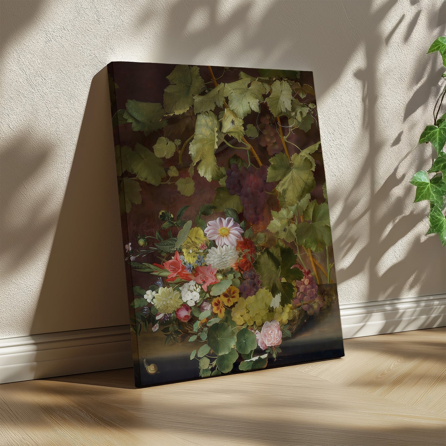 Summer bouquet on a window sill (1850) – Otto Diderich Ottesen - Printed Masterpieces