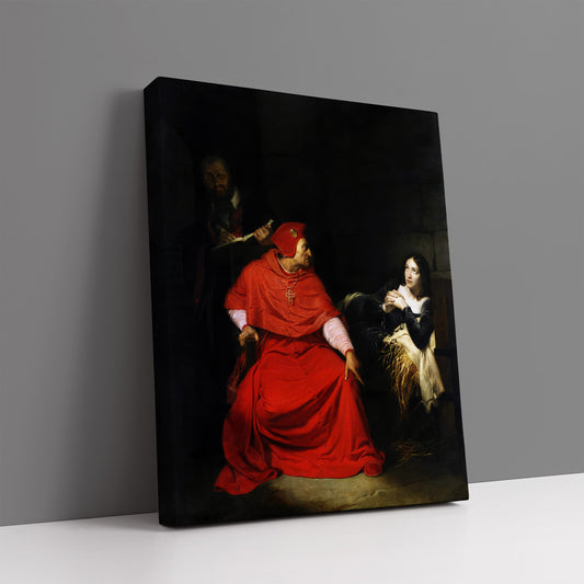 Joan of Arc Interrogated by Cardinal of Winchester (1824) – Paul Delaroche