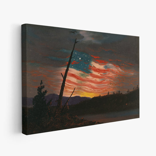 Our Banner in the Sky (1861) – Frederic Edwin Church