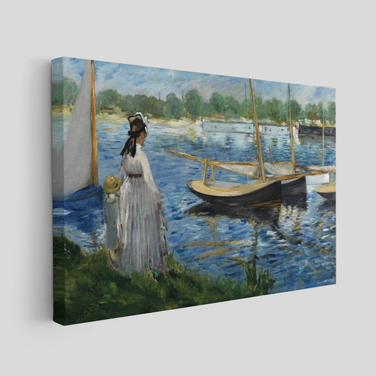 Banks of the Seine at Argenteuil (1874) – Edouard Manet