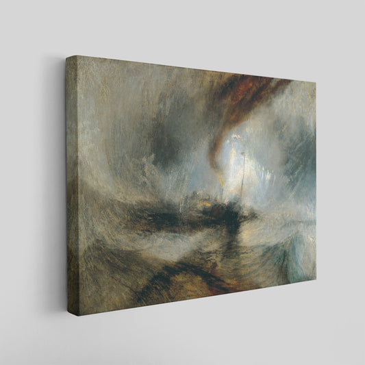 Snow Storm - Steam-Boat off a Harbour's Mouth (1842) – Joseph Mallord William Turner