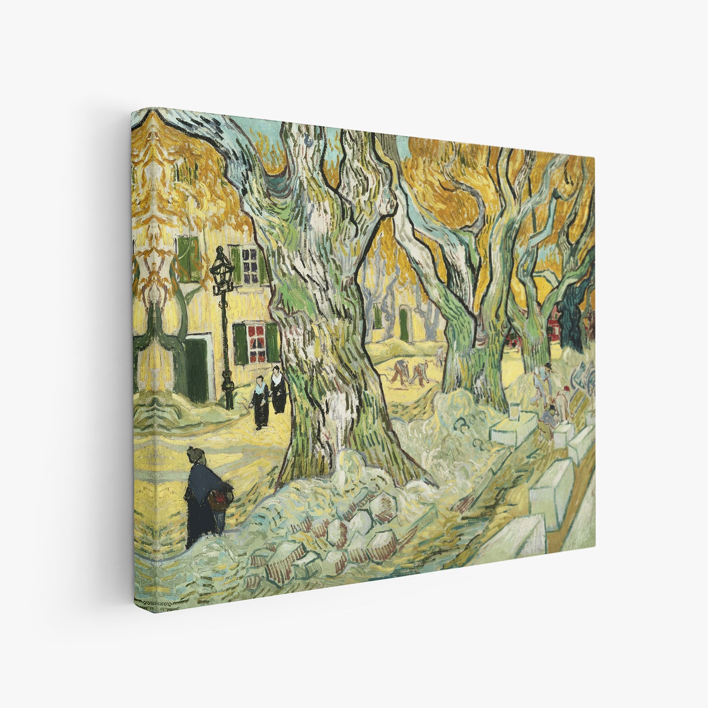 The Road Menders (1889) – Vincent van Gogh - Printed Masterpieces