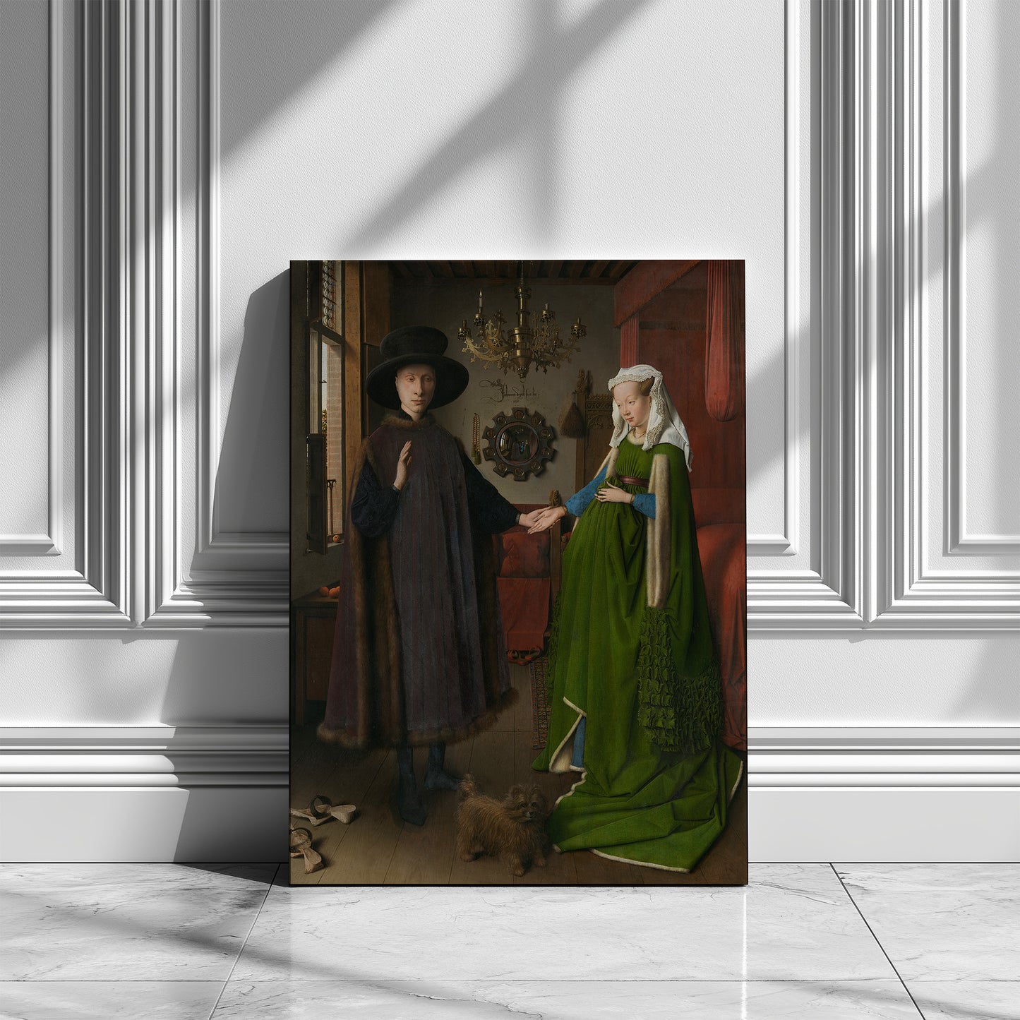 Arnolfini Portrait – Jan van Eyck, Classic Art Reproduction