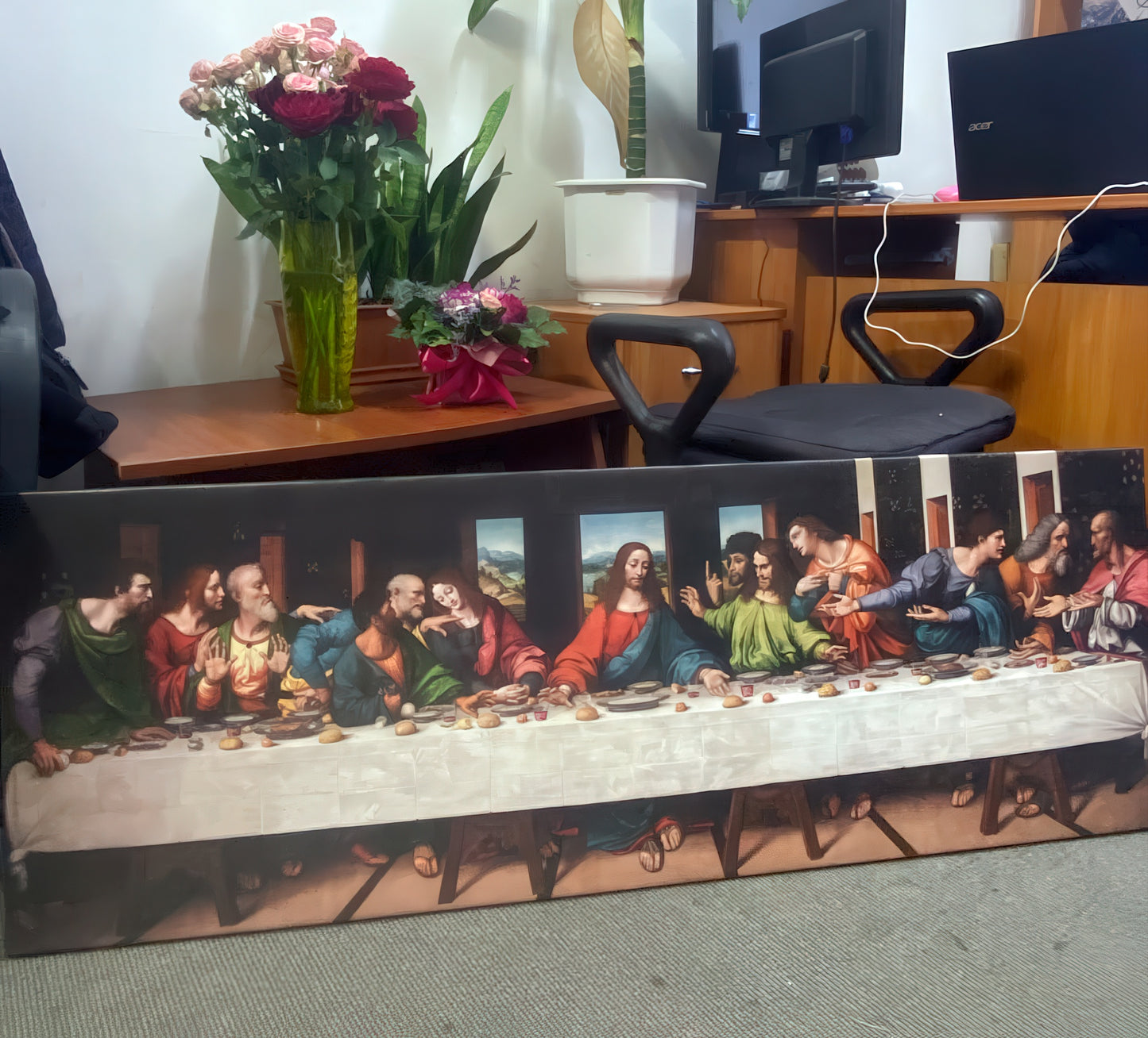 The Last Supper – Leonardo da Vinci, Classic Art Reproduction