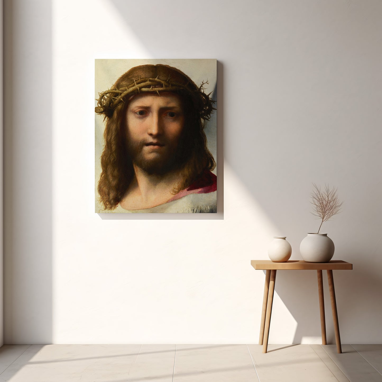 Head of Christ – Antonio da Correggio, Classic Art Reproduction