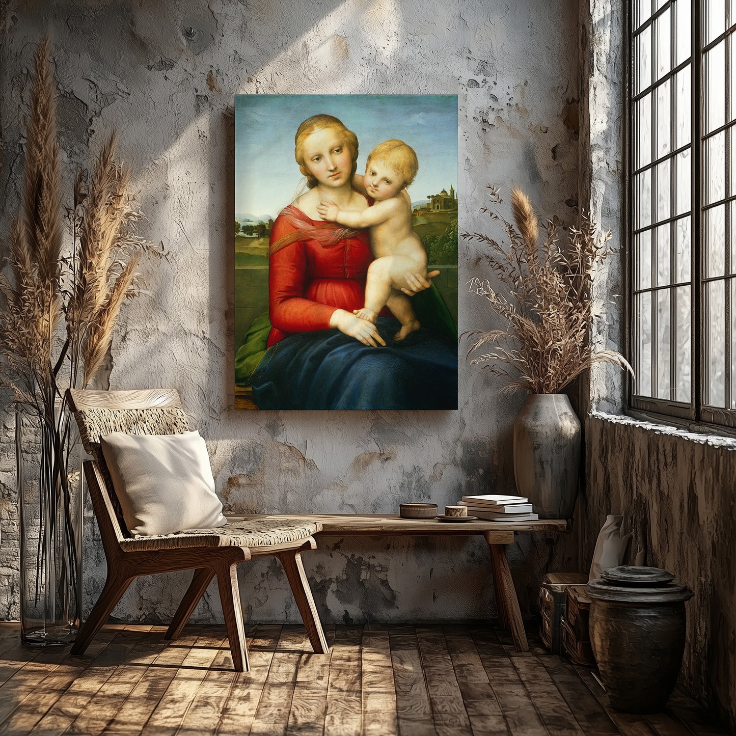 Small Cowper Madonna – Raphael Santi, Classic Art Reproduction