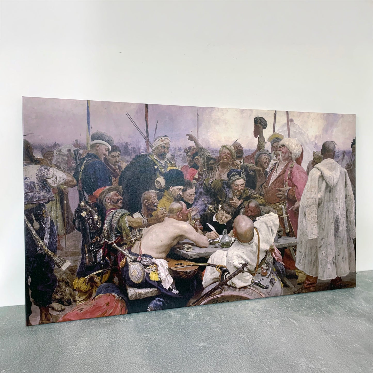 Reply of the Zaporozhian Cossacks (1880–1891) – Ilya Repin - Printed Masterpieces