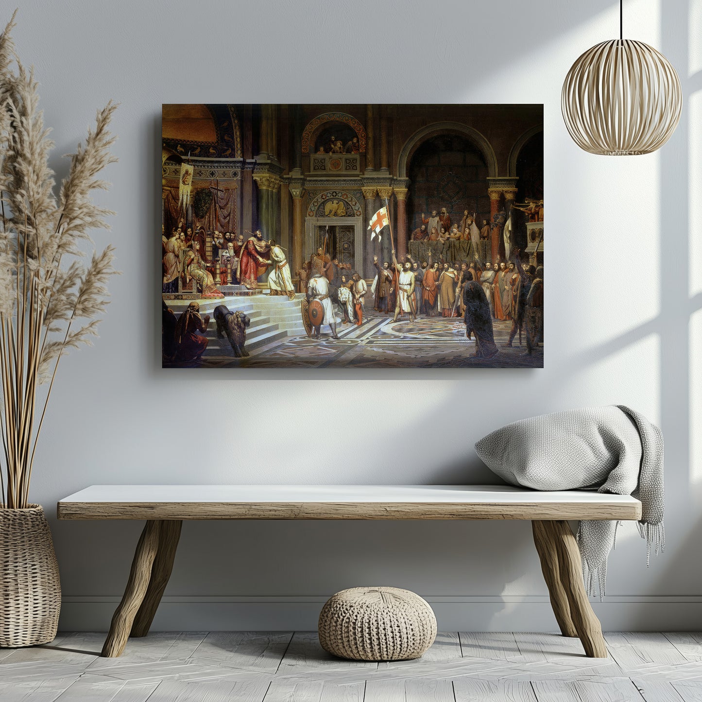 First Crusade - Godefroy of Bouillon – Alexandre Hesse, Classic Art Reproduction