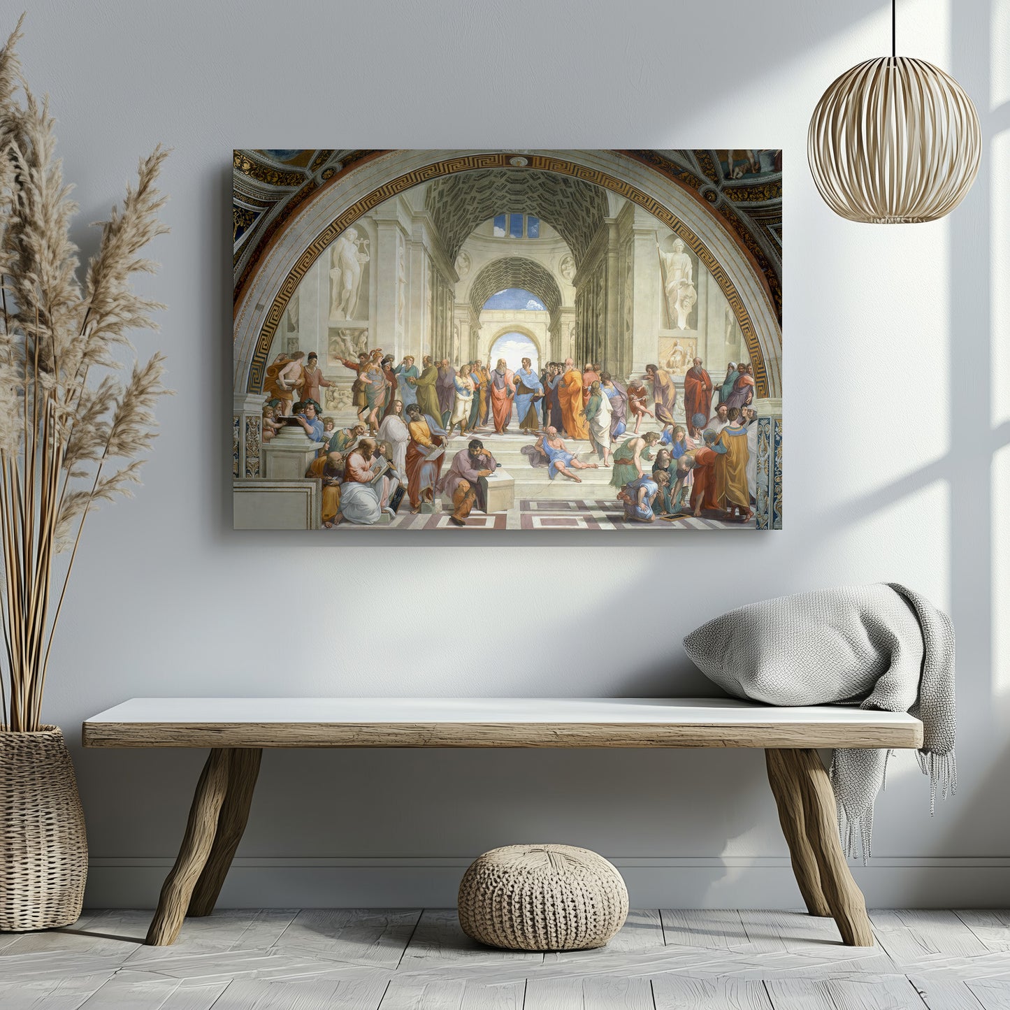 The School of Athens – Raphael Santi, Classic Art Reproduction