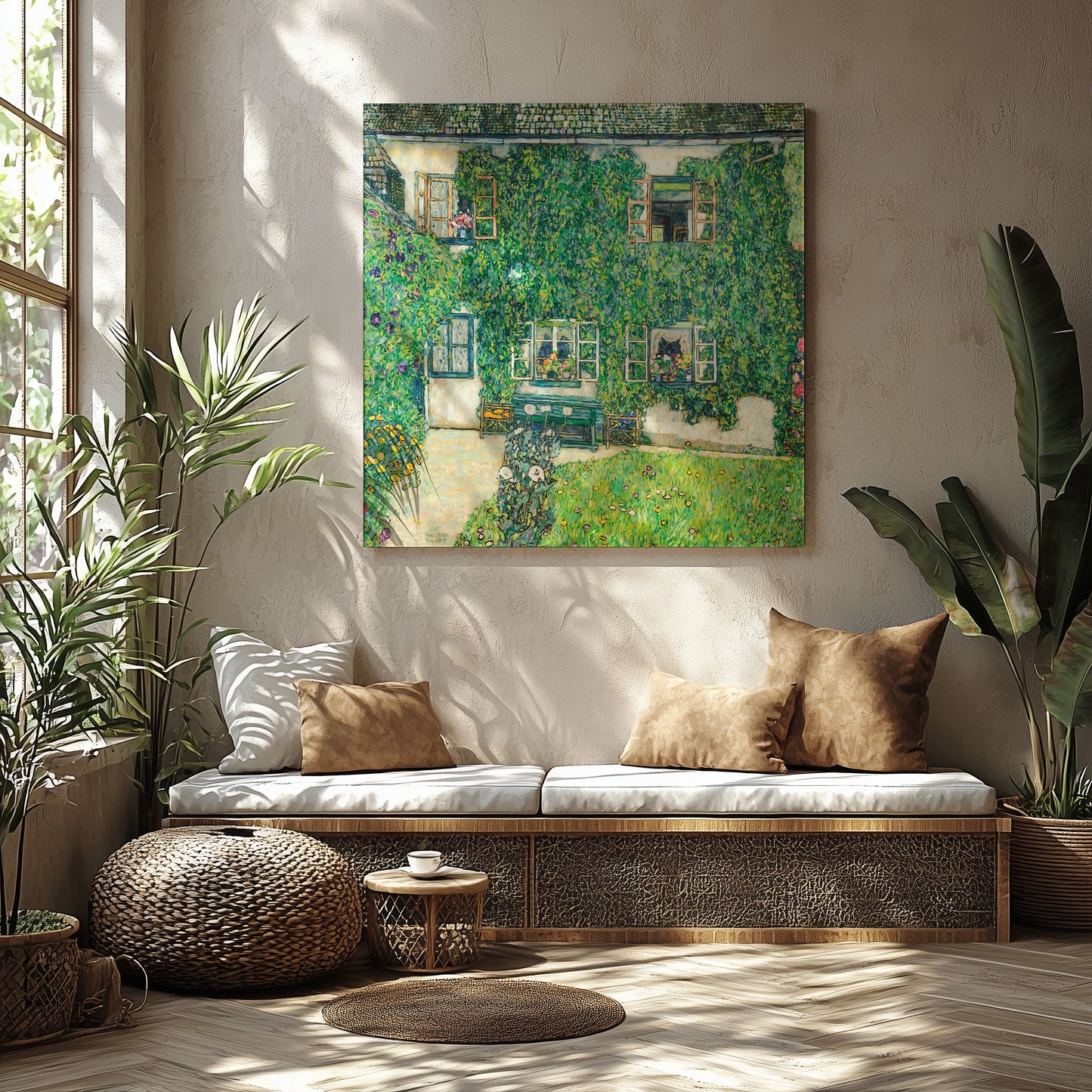 Forester's House in Weissenbach II (Garden) (1914) – Gustav Klimt