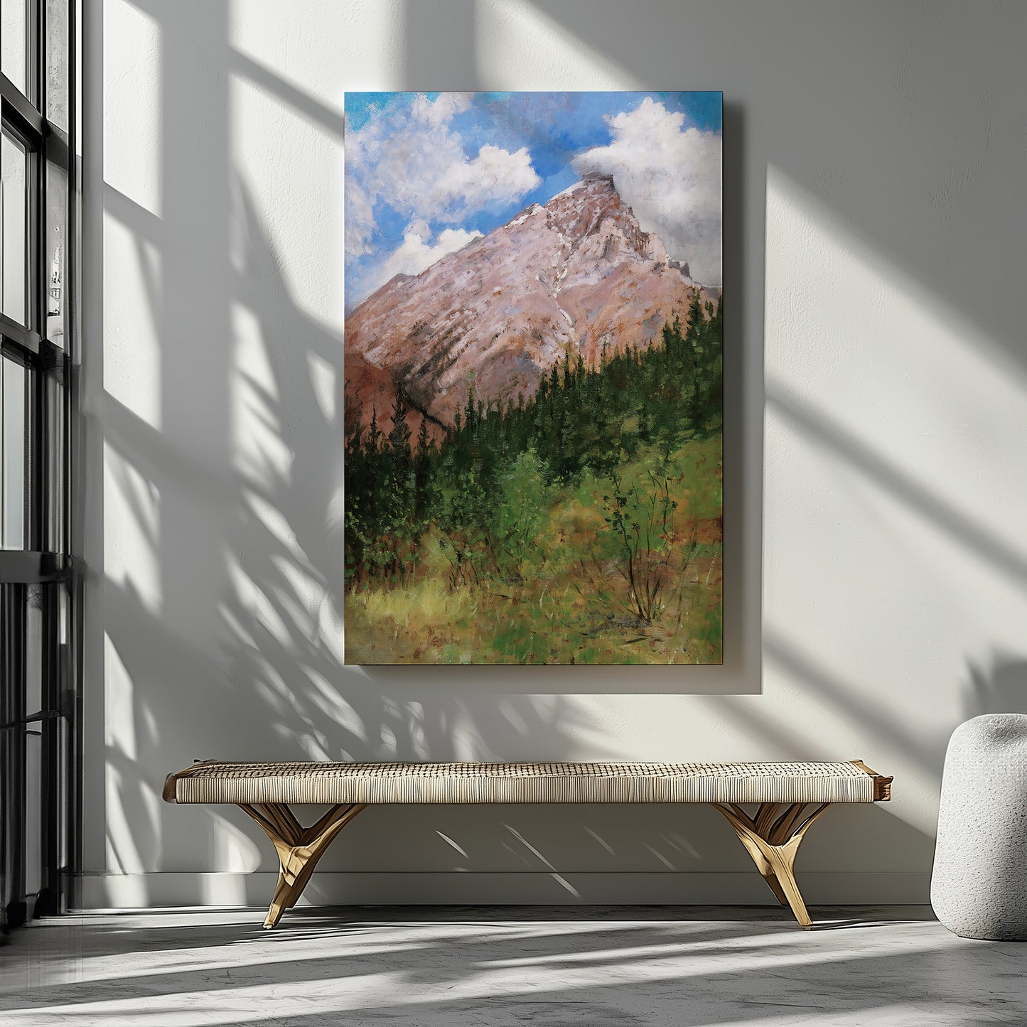Banff, Cascade Mountain – Frederic Remington, Classic Art Reproduction