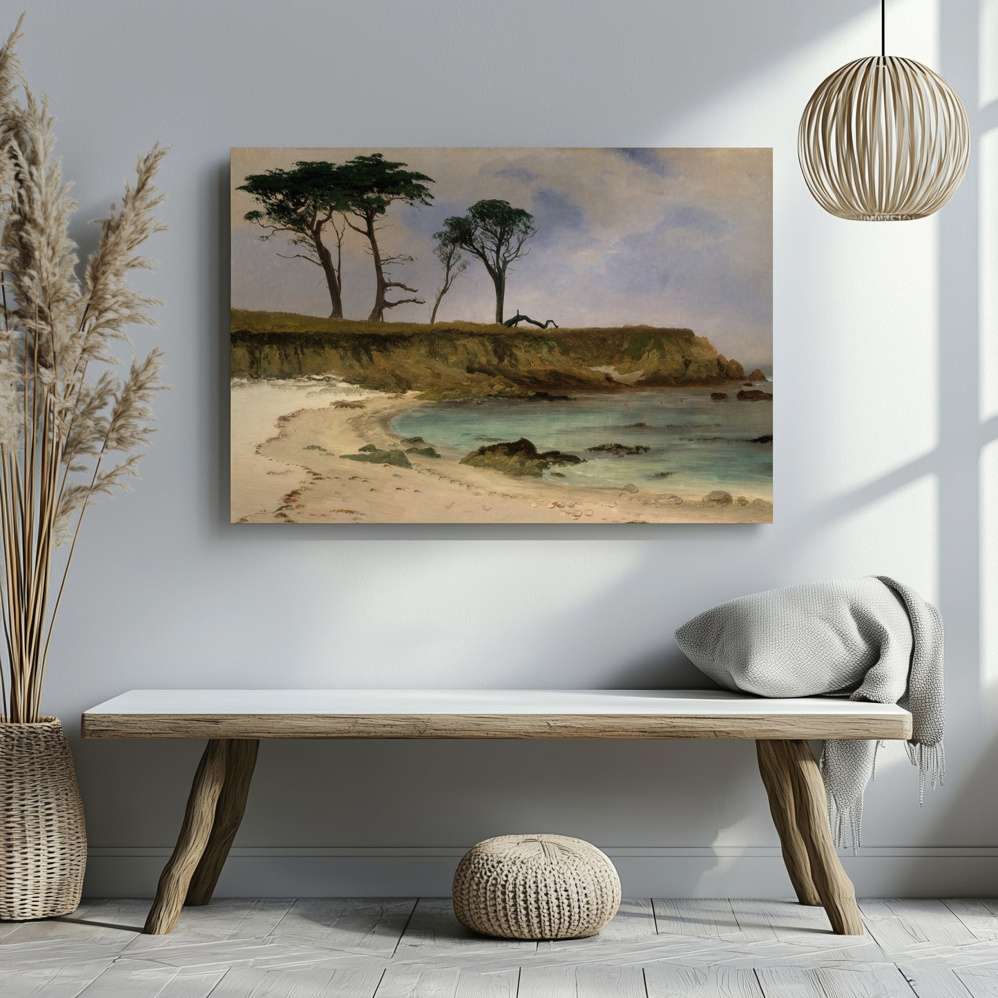 Sea Cove – Albert Bierstadt, Classic Art Reproduction