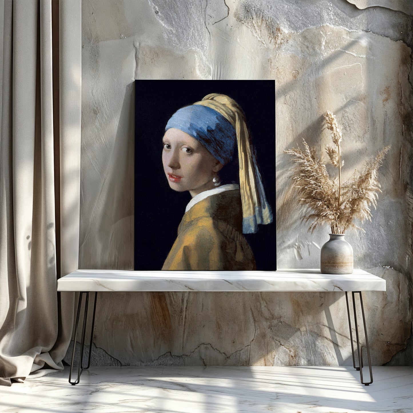 Girl with a Pearl Earring – Johannes Vermeer, Classic Art Reproduction