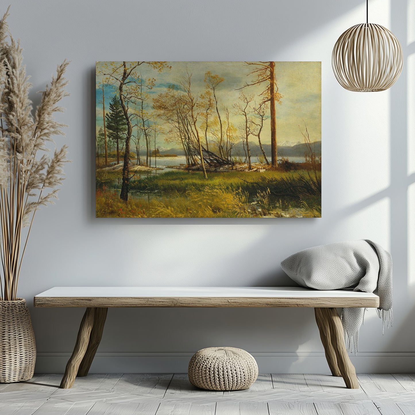 Lake Tahoe – Albert Bierstadt, Classic Art Reproduction