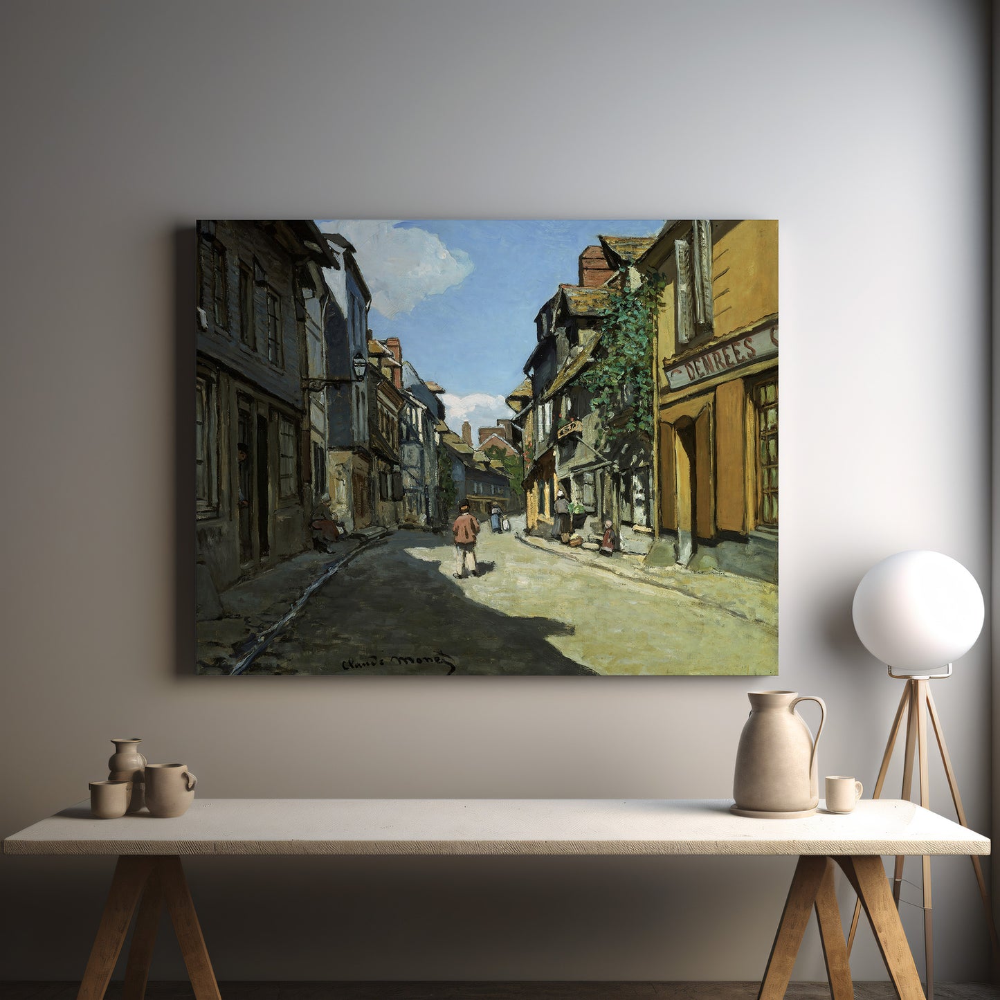 Rue de la Bavole (1864) – Claude Monet - Printed Masterpieces