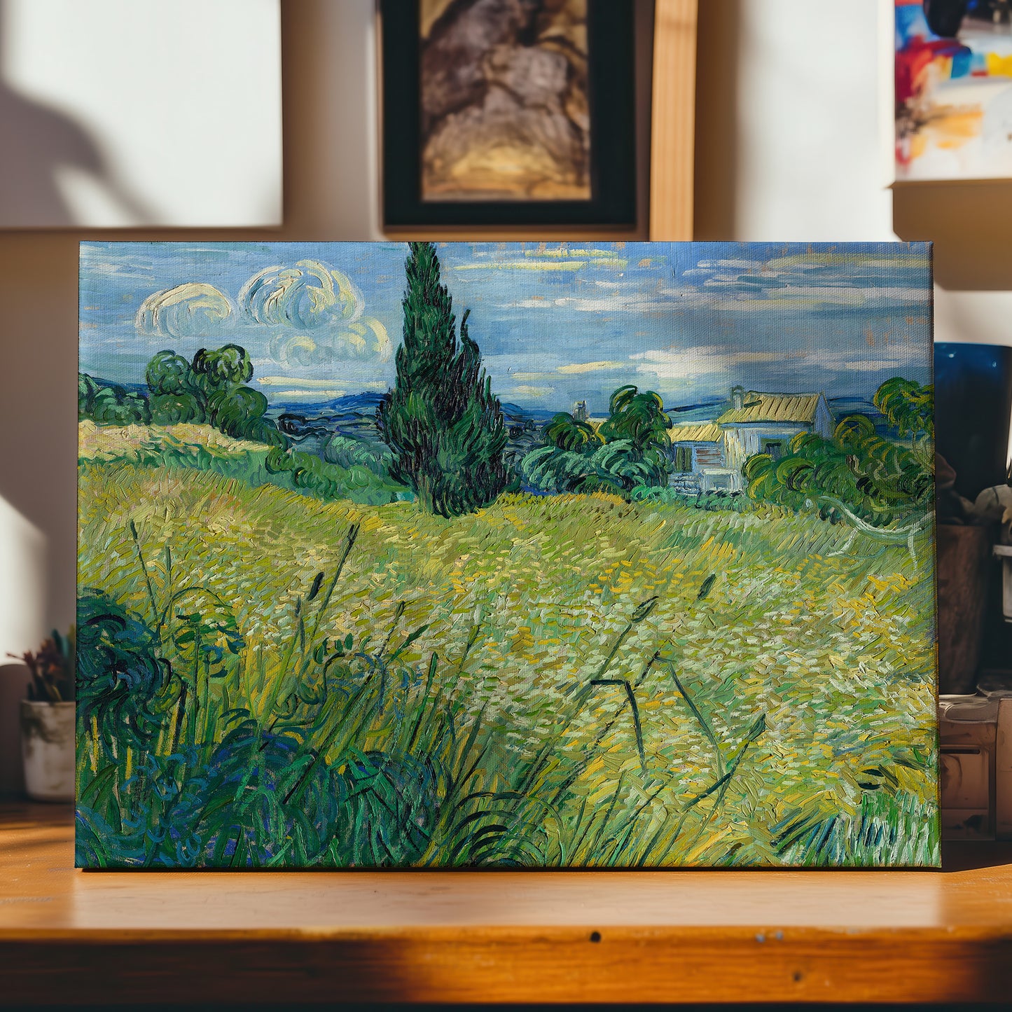 Green Field – Vincent van Gogh, Classic Art Reproduction