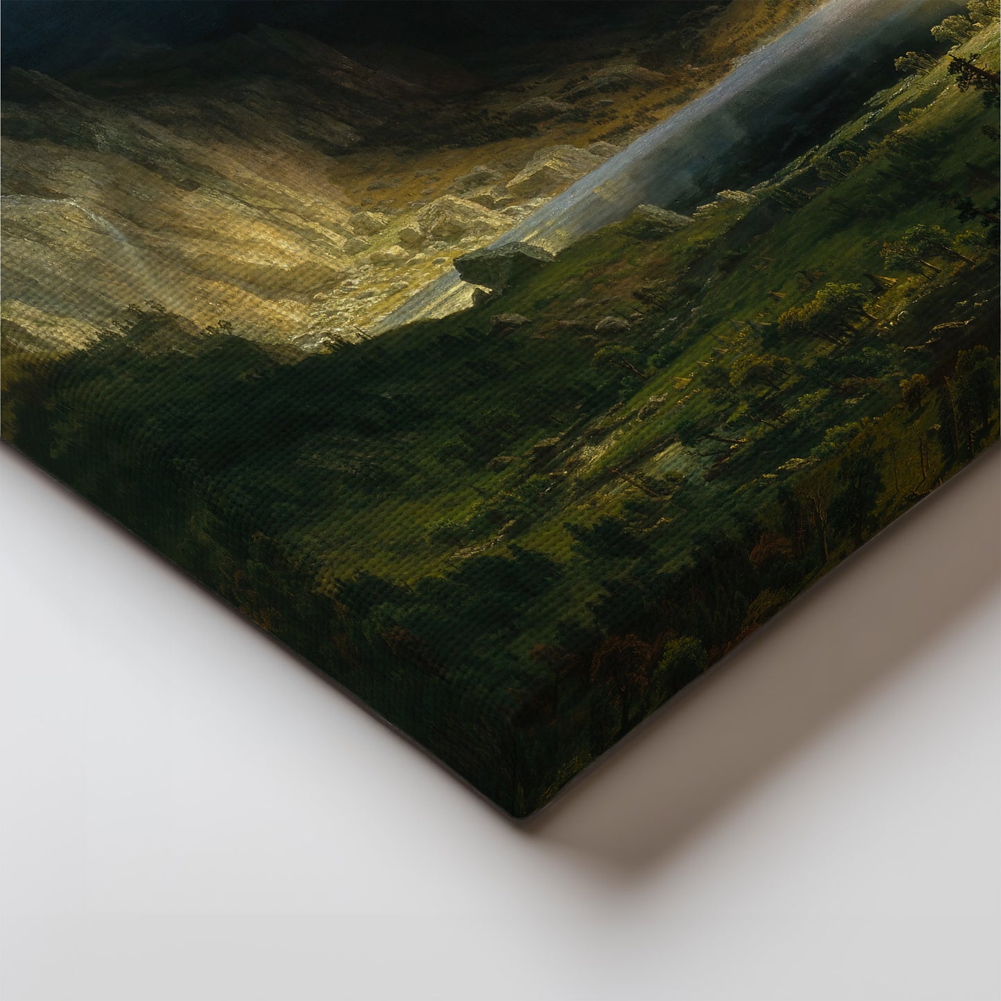 A Storm in the Rocky Mountains – Albert Bierstadt, Classic Art Reproduction