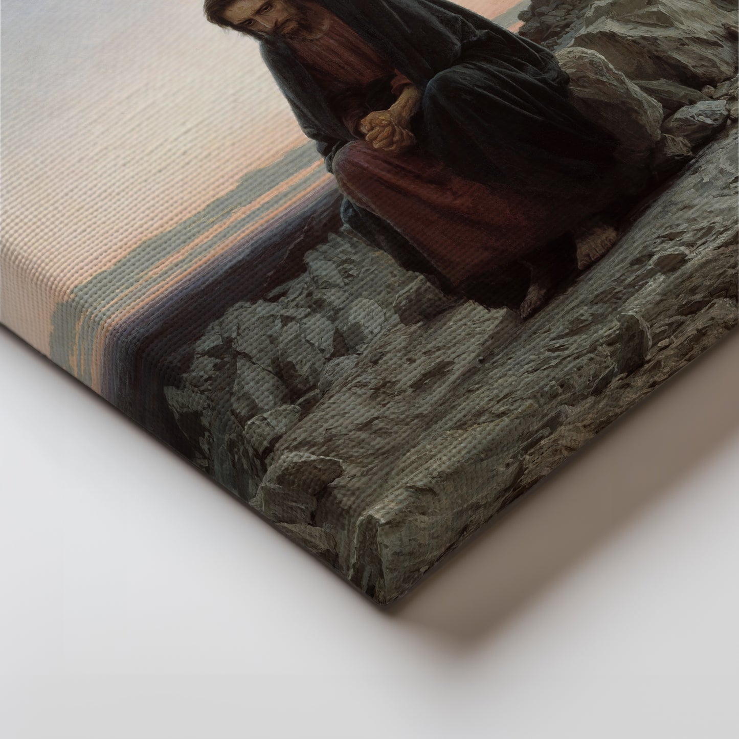 Christ in the Desert – Ivan Kramskoy, Classic Art Reproduction