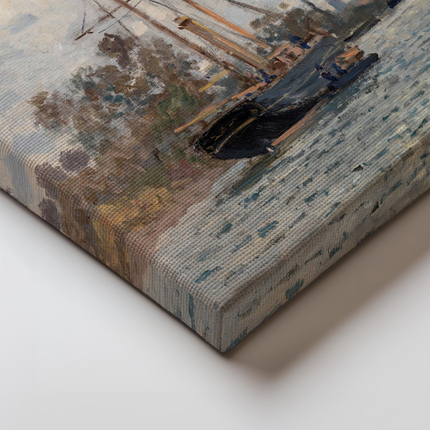 The Seine near Rouen (1874) – Claude Monet - Printed Masterpieces
