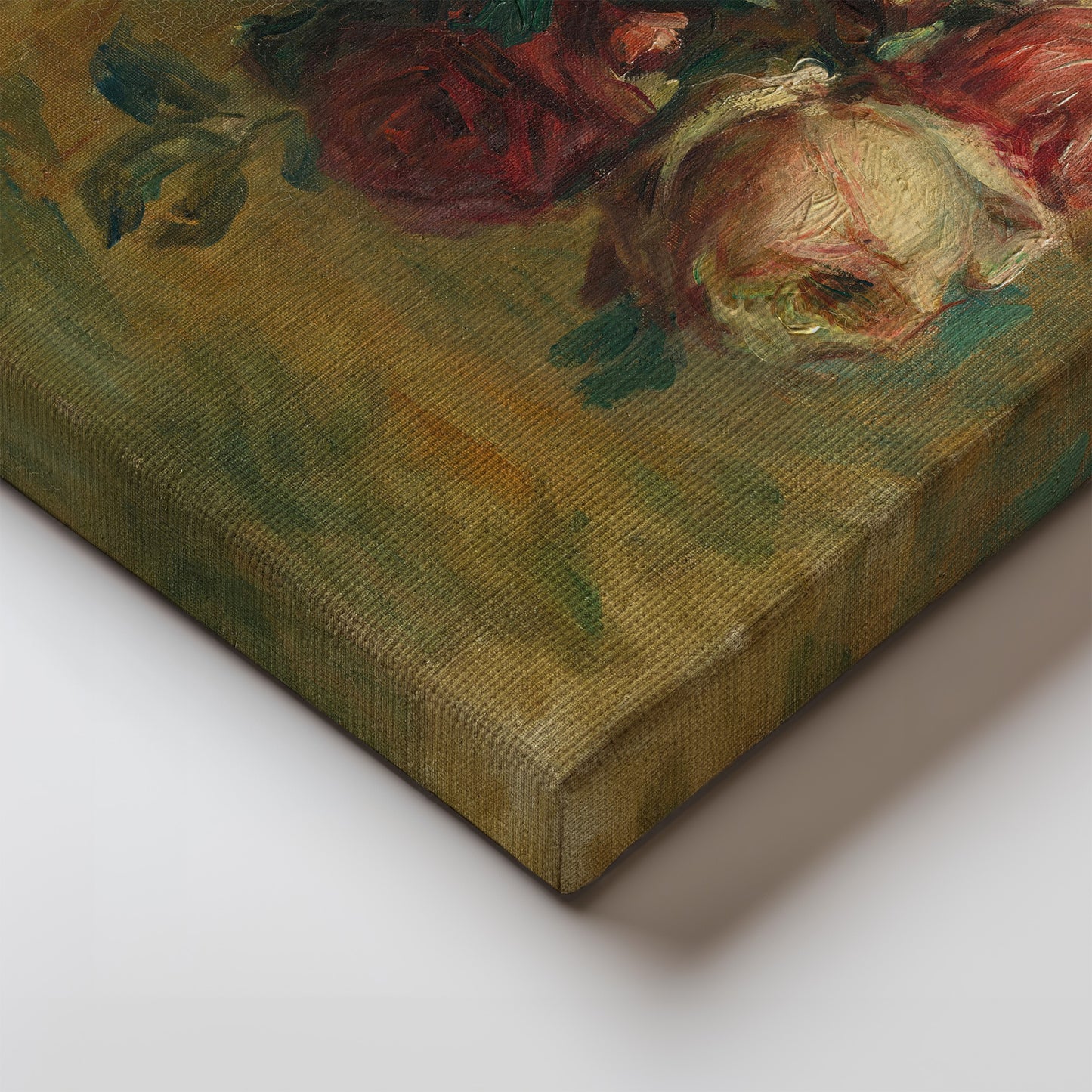 Roses in a Vase (1890) – Pierre-Auguste Renoir
