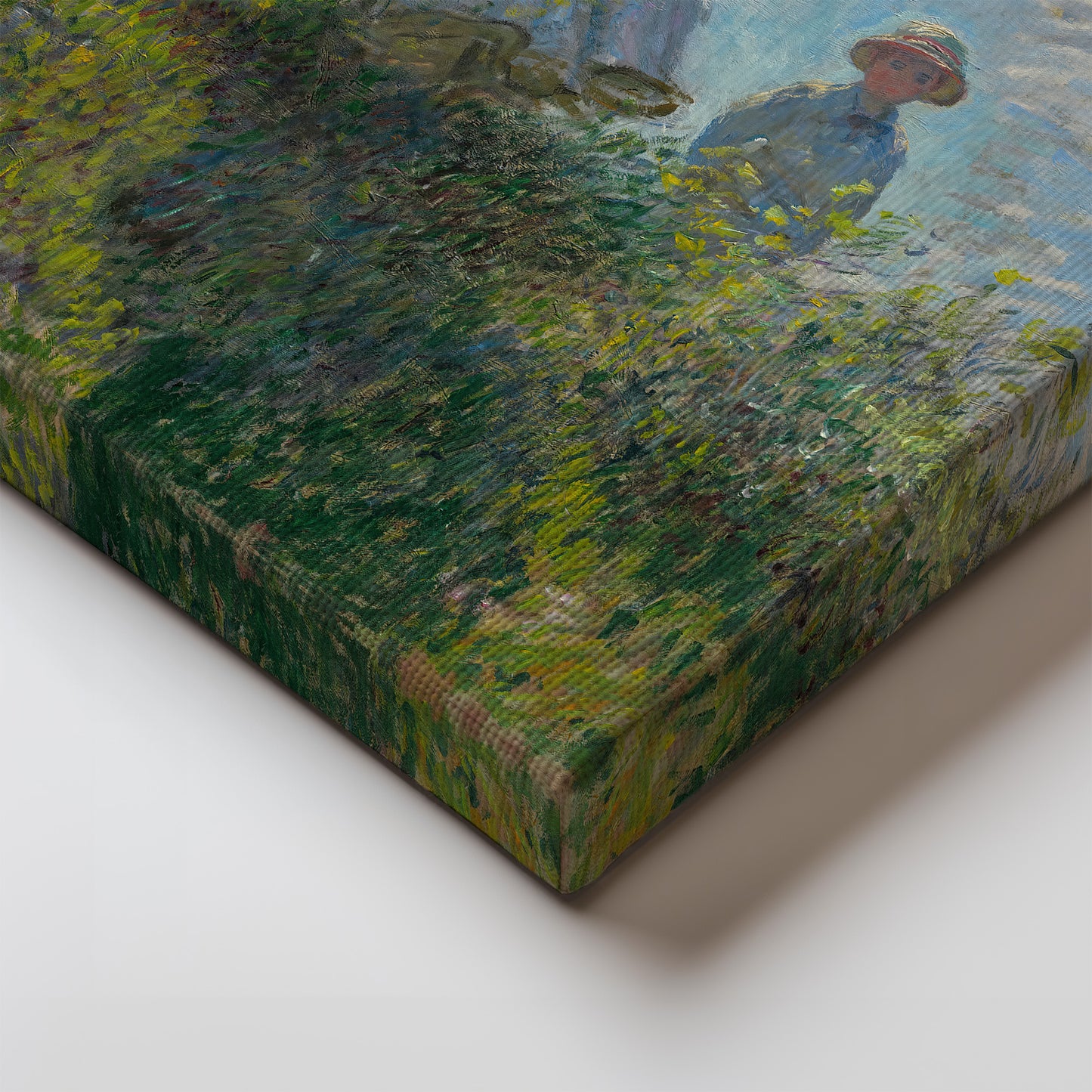 Woman with a Parasol – Claude Monet, Classic Art Reproduction