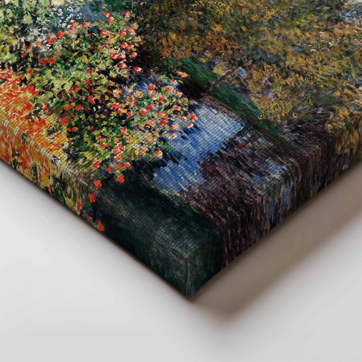 Corner of the Garden at Montgeron – Claude Monet, Classic Art Reproduction
