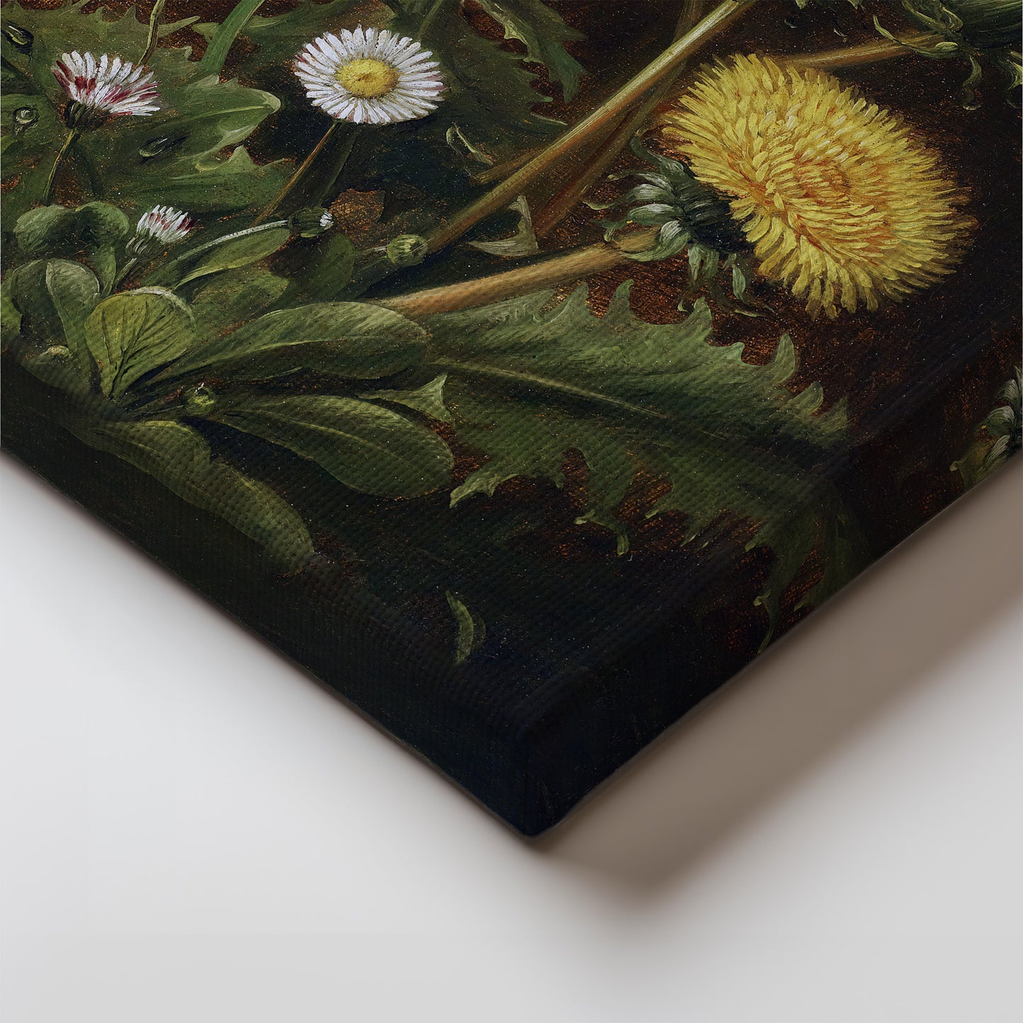Still Life with Dandelions (19th century) – Otto Diderich Ottesen - Printed Masterpieces