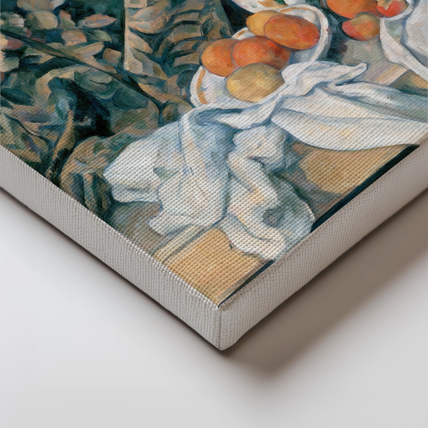 Still Life with a Curtain – Paul Cézanne, Classic Art Reproduction